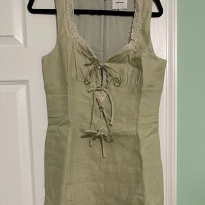 Reformation linen dress -size 8